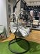 Кресло подвесное кокон RASMUS Ротанг Светло-серый HALMAR