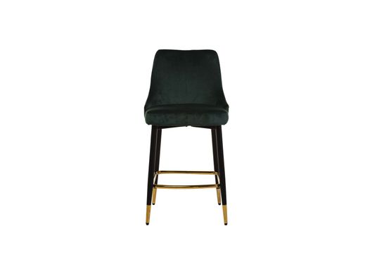 Напівбарний стілець B-128 Velvet Зелений