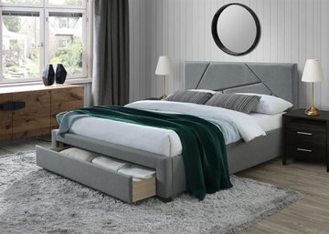 Кровать Valery Серый 160х200 см HALMAR