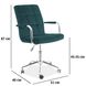 Кресло офисное Q-022 Velvet Зелений SIGNAL