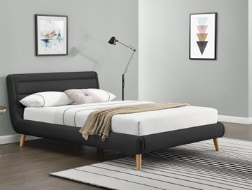 Кровать Elanda Серый 160х200 см HALMAR