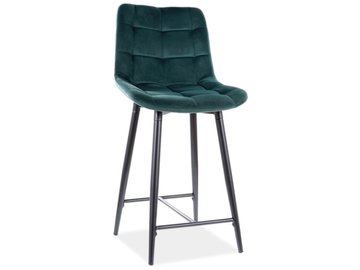Барний стілець CHIC H-2 Velvet Зелений SIGNAL
