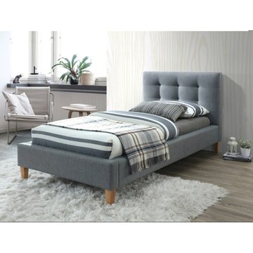Кровать Texas Светло-серый 90х200 см SIGNAL