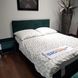 Ліжко Azurro Velvet Зелений 180х200 см SIGNAL