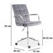 Крісло офісне Q-022 Velvet Сірий SIGNAL