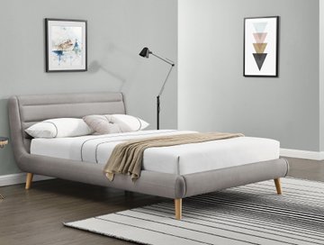 Кровать Elanda Светло-Серый 160х200 см HALMAR