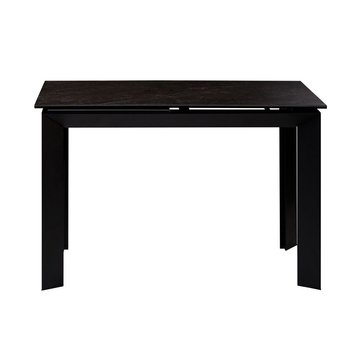 Стол обеденный VERMONT BLACK MARBLE 120(170)x80 см