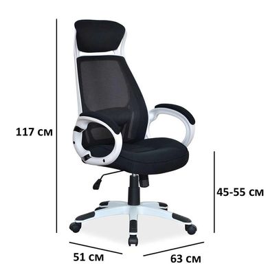 Кресло компьютерное Q-409 Черный SIGNAL