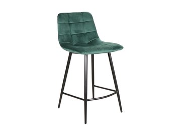 Барний стілець MILA H-2 Velvet Зелений SIGNAL