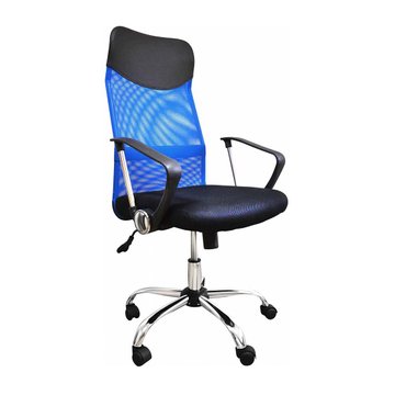 Крісло комп'ютерне Q-025 Чорний / Синій SIGNAL