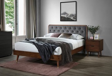 Кровать Cassidy Серый 160х200 см HALMAR