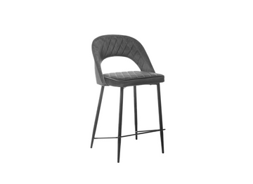 Полубарный стул B-125 Velvet Серый
