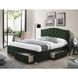 Кровать Electra Velvet Зеленый 160х200 см SIGNAL