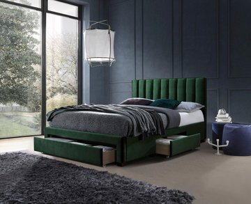Ліжко Grace Зелений 160х200 см HALMAR