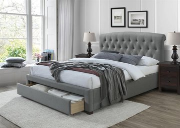 Кровать Avanti Серый 160х200 см HALMAR