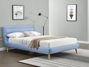 Кровать Elanda Голубой 160х200 см HALMAR