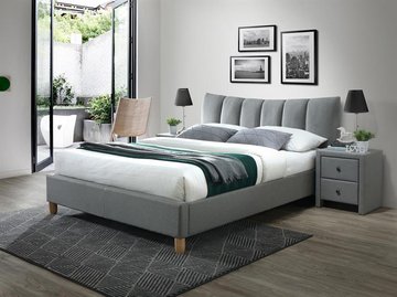 Кровать Sandy 2 Серый 160х200 см HALMAR