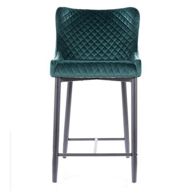 Барний стілець Colin B H-2 Velvet Зелений SIGNAL