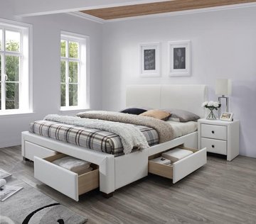 Ліжко Modena 2 Білий 160х200 см HALMAR