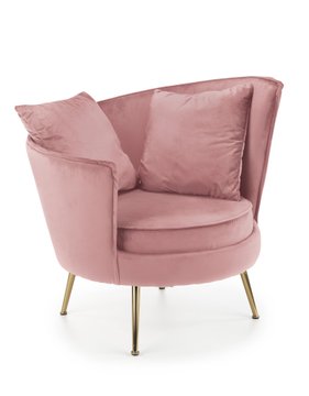 Кресло Almond Velvet Розовый HALMAR