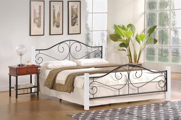 Кровать Violetta Белый 160х200 см HALMAR