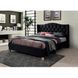 Ліжко Aspen velvet Чорний 160х200 см SIGNAL