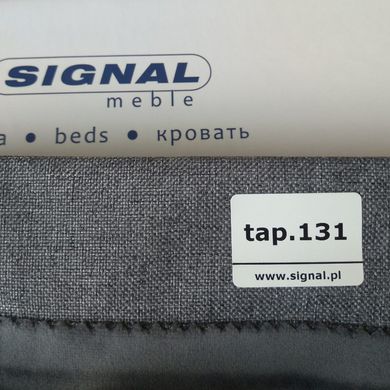 Ліжко Acoma Сірий 90х200 см SIGNAL