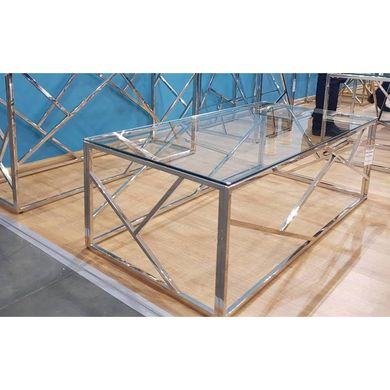 Журнальний столик Escada A Срібний 120х60 см SIGNAL