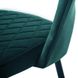 Напівбарний стілець B-125 Velvet Зелений