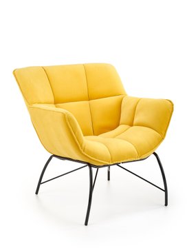 Кресло Belton Velvet Желтый HALMAR