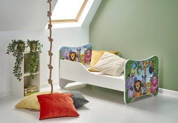 Кровать детская Happy Jungle  Разноцветный 76х145 см HALMAR