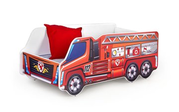Ліжко дитяче Fire Truck Червоний 74х148 см HALMAR