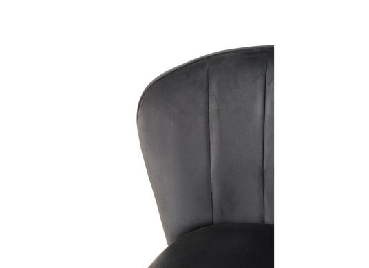 Напівбарний стілець B-126 Velvet Сірий