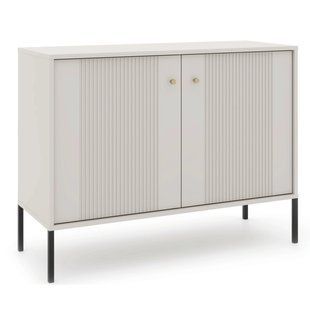 Комод MEBEL ELITE SOFT Кашемір/Золотий