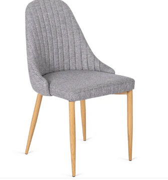 Стілець MEBEL ELITE TORINO тканина: Сірий