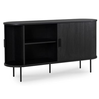 Комод MEBEL ELITE TRISH 140 см Чорний