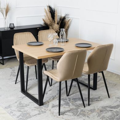 Стул бархатный MEBEL ELITE LILAC Бежевый