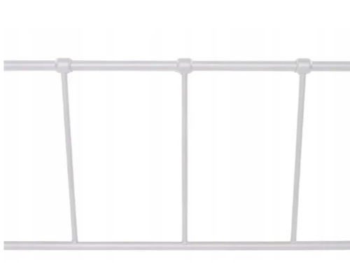 Кровать односпальная металлическая MEBEL ELITE 90x200 см PABLO белый
