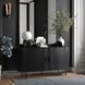 Комод MEBEL ELITE TRISH 140 см Чорний