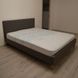 Ліжко Azurro Velvet Сірий 160х200 см SIGNAL