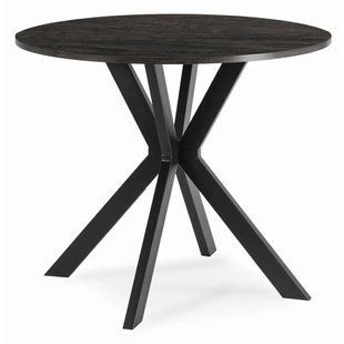 Обідній стіл MEBEL ELITE LAUREN 90 см Чорний