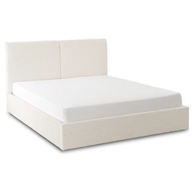 Кровать MEBEL ELITE MARSYLIA Boucle 160x200 см Кремовая