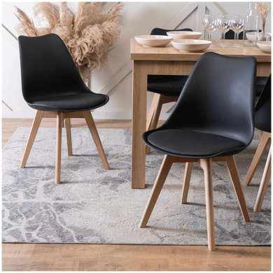 Обідній стілець MEBEL ELITE SCANDI Чорний