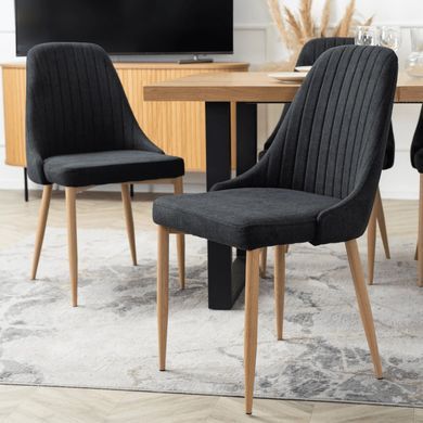 Стілець MEBEL ELITE TORINO тканина: Чорний
