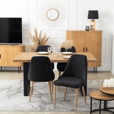 Стілець MEBEL ELITE TORINO тканина: Чорний