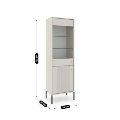Вітрина MEBEL ELITE SOFT Кашемір