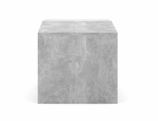 Журнальний столик Almond 100x55 см Білий Мат / Сірий SIGNAL