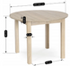 Стіл кухонний розкладний MEBEL ELITE HARRY 102-142х102 см дуб сонома