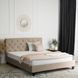 Ліжко MEBEL ELITE QUEEN Welur 160x200 см Бежевий
