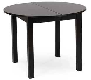 Стіл кухонний розкладний MEBEL ELITE HARRY 102-142х102 см чорний
